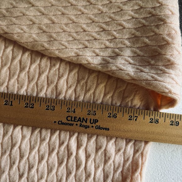 Eskandar Diamond Trellis Cashmere Sweater Oversized Boxy Lightweight Pale pink - Picture 10 of 16